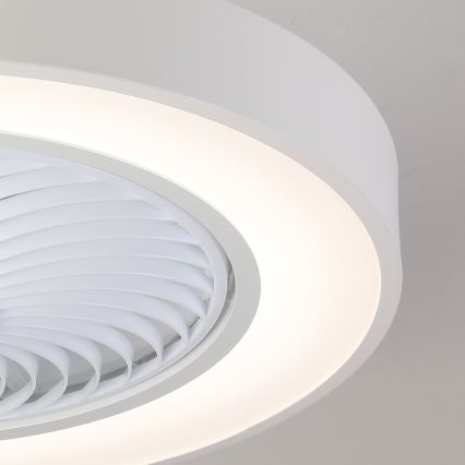 Brilagi - LED Zatemnitvena stropna svetilka z ventilatorjem LED/30W/230V 3000-6500K bela + Daljinski upravljalnik