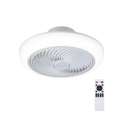 Brilagi - LED Zatemnitvena stropna svetilka z ventilatorjem LED/30W/230V 3000-6500K bela + Daljinski upravljalnik