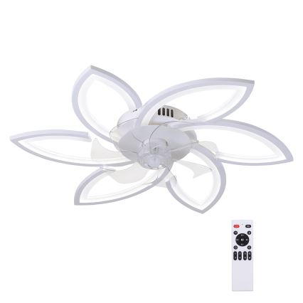 Brilagi - LED Zatemnitvena stropna svetilka z ventilatorjem LED/50W/230V 3000-6500K bela + Daljinski upravljalnik