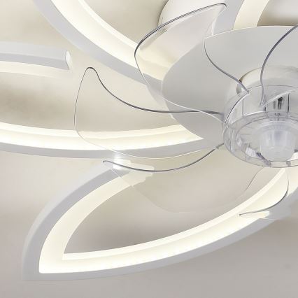 Brilagi - LED Zatemnitvena stropna svetilka z ventilatorjem LED/50W/230V 3000-6500K bela + Daljinski upravljalnik