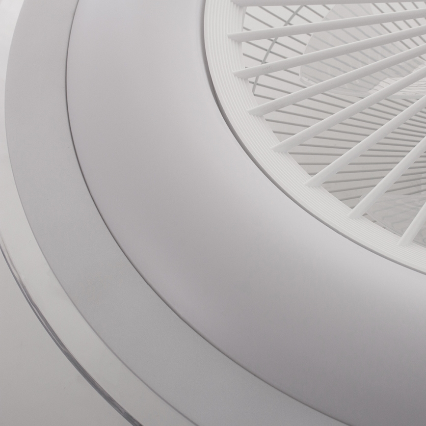 Brilagi - LED Zatemnitvena svetilka z ventilatorjem RONDA LED/48W/230V 3000-6000K bela + Daljinski upravljalnik