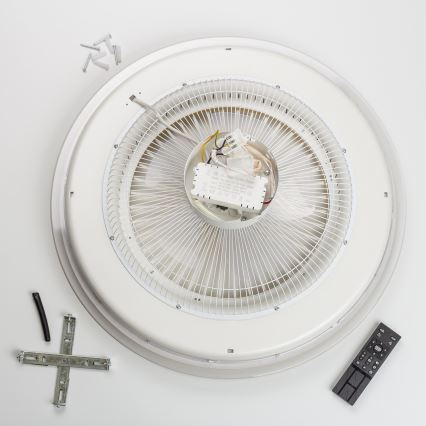 Brilagi - LED Zatemnitvena svetilka z ventilatorjem RONDA LED/48W/230V 3000-6000K zlata + Daljinski upravljalnik
