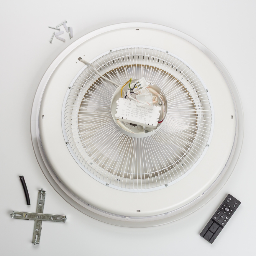 Brilagi - LED Zatemnitvena svetilka z ventilatorjem RONDA LED/48W/230V 3000-6000K zlata + Daljinski upravljalnik