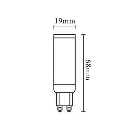 Brilagi - LED Zatemnitvena žarnica G9/6W/230V 3000K