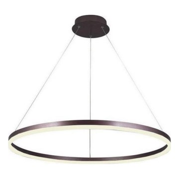 Brilagi - LED Zatemnitveni lestenec na vrvici CIRCLE LED/55W/230V 3000-6500K rjava + Daljinski upravljalnik