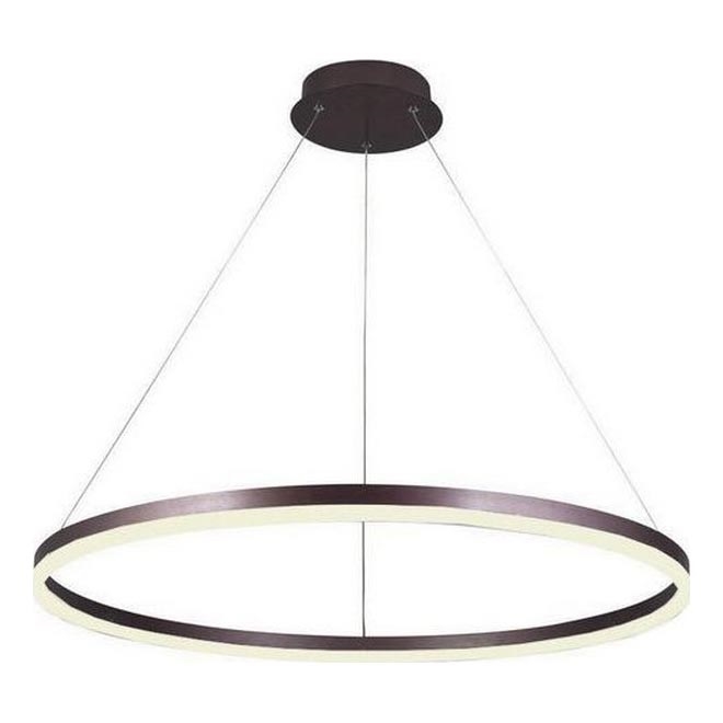 Brilagi - LED Zatemnitveni lestenec na vrvici CIRCLE LED/55W/230V 3000-6500K rjava + Daljinski upravljalnik