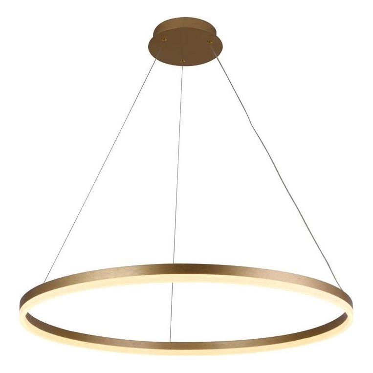 Brilagi - LED Zatemnitveni lestenec na vrvici CIRCLE LED/55W/230V 3000-6500K zlata + Daljinski upravljalnik