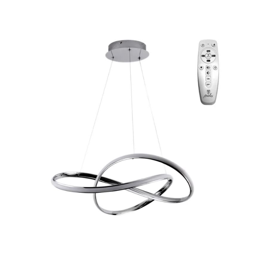 Brilagi - LED Zatemnitveni lestenec na vrvici COSMOWAVE LED/70W/230V 3000-6500K bela + Daljinski upravljalnik