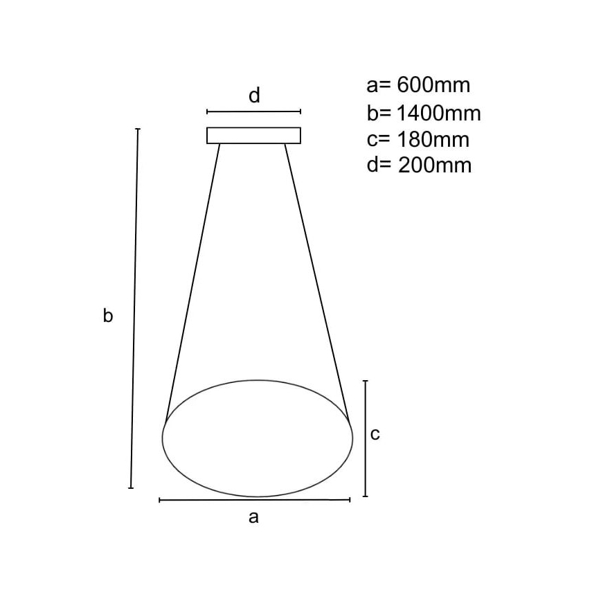 Brilagi - LED Zatemnitveni lestenec na vrvici COSMOWAVE LED/70W/230V 3000-6500K bela + Daljinski upravljalnik