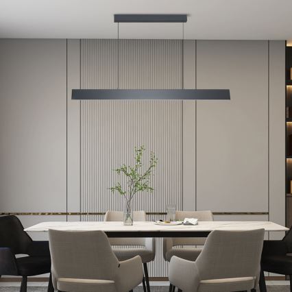 Brilagi - LED Zatemnitveni lestenec na vrvici SLIMLINE LED/40W/230V 3000-6000K antracit + Daljinski upravljalnik