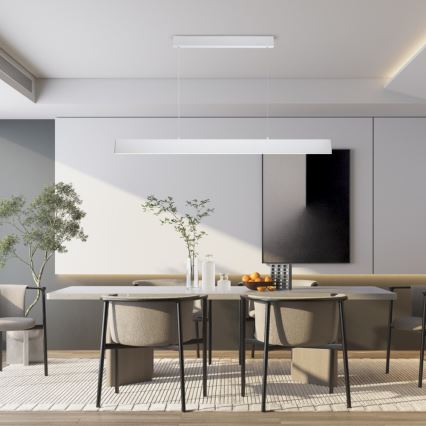 Brilagi - LED Zatemnitveni lestenec na vrvici SLIMLINE LED/40W/230V 3000-6000K bela + Daljinski upravljalnik
