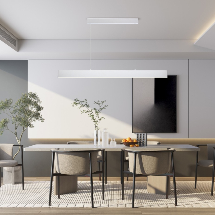 Brilagi - LED Zatemnitveni lestenec na vrvici SLIMLINE LED/40W/230V 3000-6000K bela + Daljinski upravljalnik