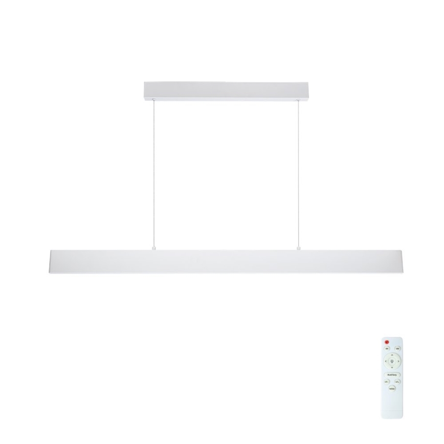 Brilagi - LED Zatemnitveni lestenec na vrvici SLIMLINE LED/40W/230V 3000-6000K bela + Daljinski upravljalnik