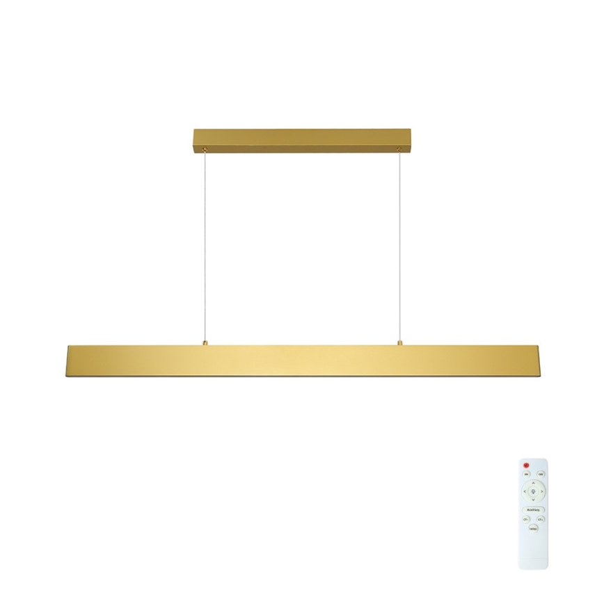 Brilagi - LED Zatemnitveni lestenec na vrvici SLIMLINE LED/40W/230V 3000-6000K zlata + Daljinski upravljalnik
