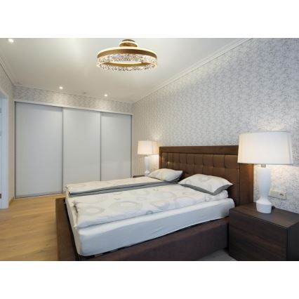 Brilagi - LED Zatemnitveni nadgradni lestenec LED/86W/230V 3000-6500K zlata + Daljinski upravljalnik