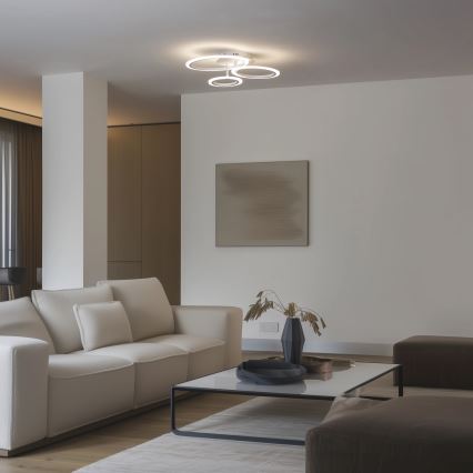 Brilagi - LED Zatemnitveni nadgradni lestenec ORBITS LED/40W/230V 3000-6500K bela + Daljinski upravljalnik