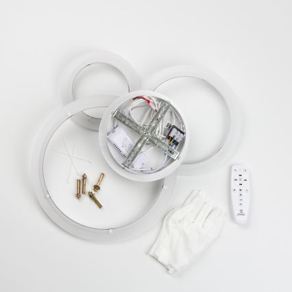 Brilagi - LED Zatemnitveni nadgradni lestenec ORBITS LED/40W/230V 3000-6500K bela + Daljinski upravljalnik