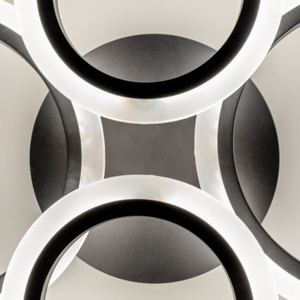 Brilagi - LED Zatemnitveni nadgradni lestenec ORBITS LED/50W/230V 3000-6500K antracit + Daljinski upravljalnik