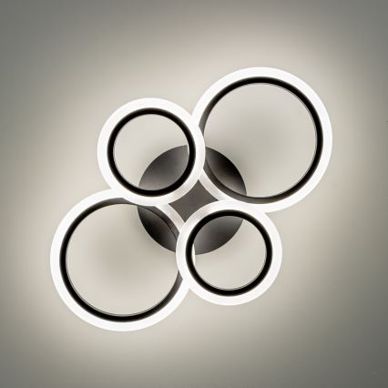 Brilagi - LED Zatemnitveni nadgradni lestenec ORBITS LED/50W/230V 3000-6500K antracit + Daljinski upravljalnik