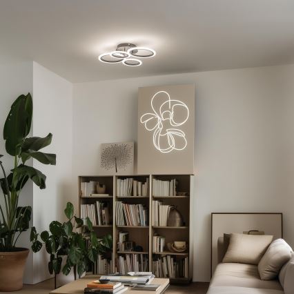 Brilagi - LED Zatemnitveni nadgradni lestenec ORBITS LED/50W/230V 3000-6500K + Daljinski upravljalnik