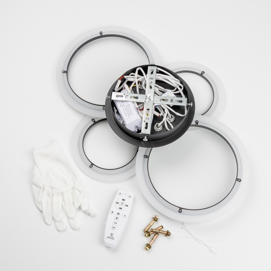 Brilagi - LED Zatemnitveni nadgradni lestenec ORBITS LED/50W/230V 3000-6500K + Daljinski upravljalnik
