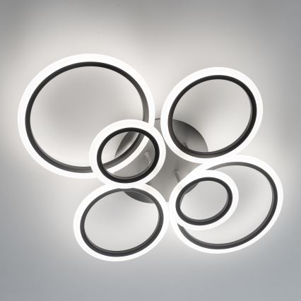 Brilagi - LED Zatemnitveni nadgradni lestenec ORBITS LED/85W/230V 3000-6500K antracit + Daljinski upravljalnik
