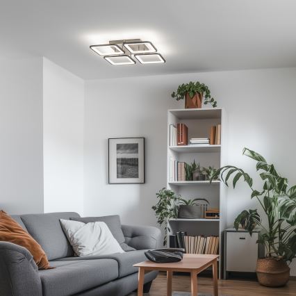 Brilagi - LED Zatemnitveni nadgradni lestenec SQUARED LED/85W/230V 3000-6500K + Daljinski upravljalnik