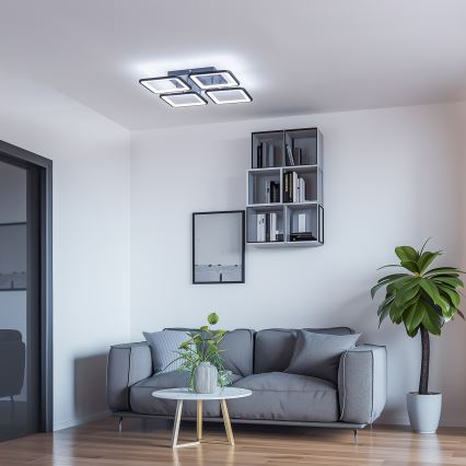 Brilagi - LED Zatemnitveni nadgradni lestenec SQUARED LED/85W/230V 3000-6500K + Daljinski upravljalnik