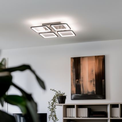 Brilagi - LED Zatemnitveni nadgradni lestenec SQUARED LED/85W/230V 3000-6500K + Daljinski upravljalnik