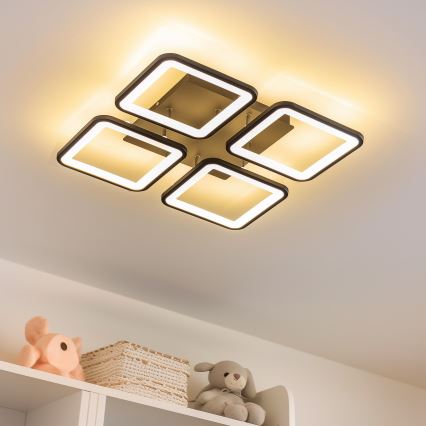 Brilagi - LED Zatemnitveni nadgradni lestenec SQUARED LED/85W/230V 3000-6500K + Daljinski upravljalnik
