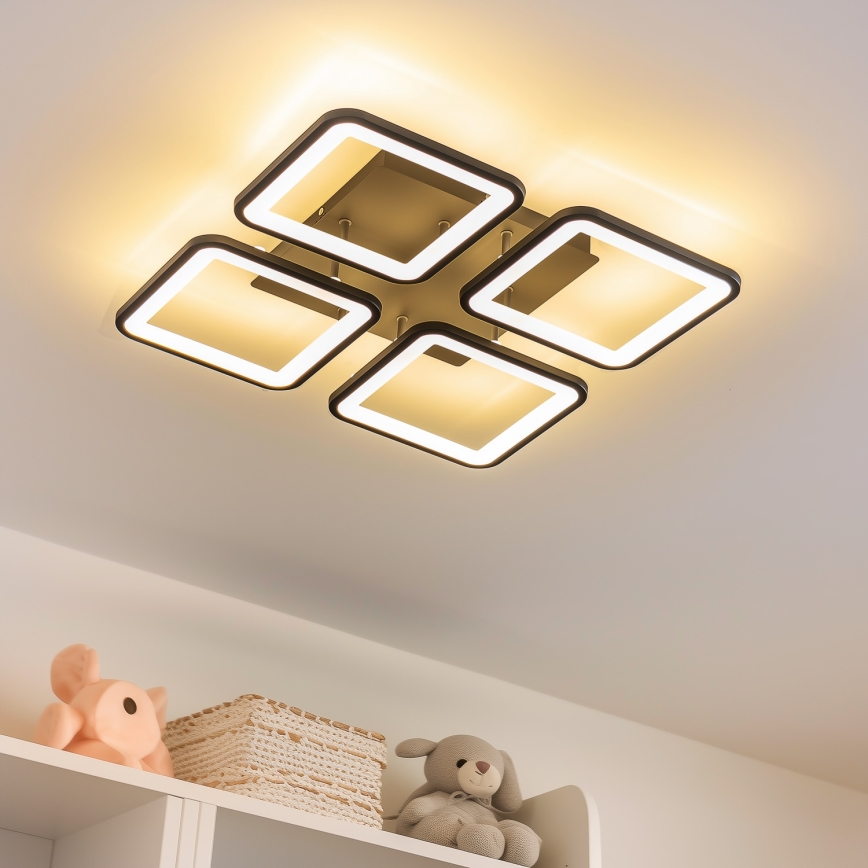 Brilagi - LED Zatemnitveni nadgradni lestenec SQUARED LED/85W/230V 3000-6500K + Daljinski upravljalnik