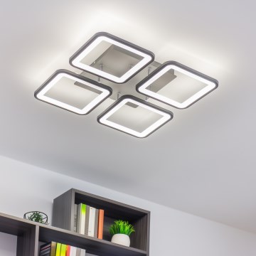 Brilagi - LED Zatemnitveni nadgradni lestenec SQUARED LED/85W/230V 3000-6500K + Daljinski upravljalnik