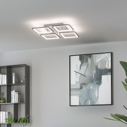 Brilagi - LED Zatemnitveni nadgradni lestenec SQUARED LED/85W/230V 3000-6500K + Daljinski upravljalnik