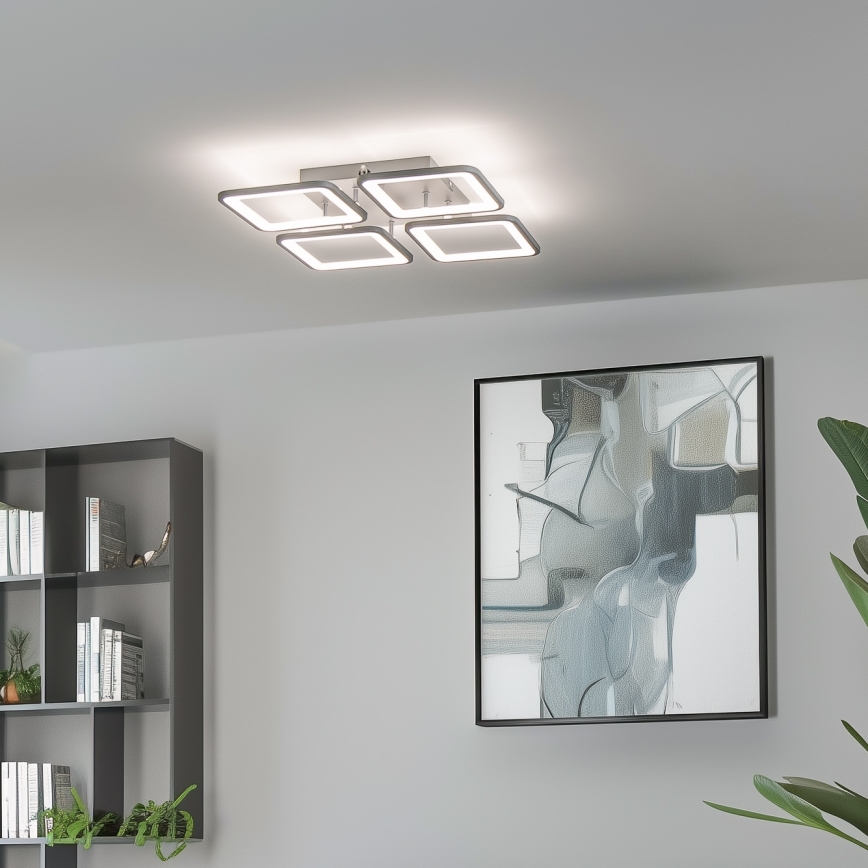 Brilagi - LED Zatemnitveni nadgradni lestenec SQUARED LED/85W/230V 3000-6500K + Daljinski upravljalnik