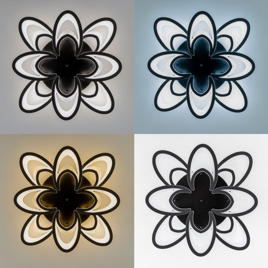 Brilagi - LED Zatemnitveni nadgradni lestenec TWIST LED/125W/230V 3000-6500K + Daljinski upravljalnik