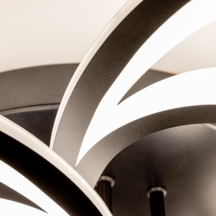 Brilagi - LED Zatemnitveni nadgradni lestenec TWIST LED/125W/230V 3000-6500K + Daljinski upravljalnik