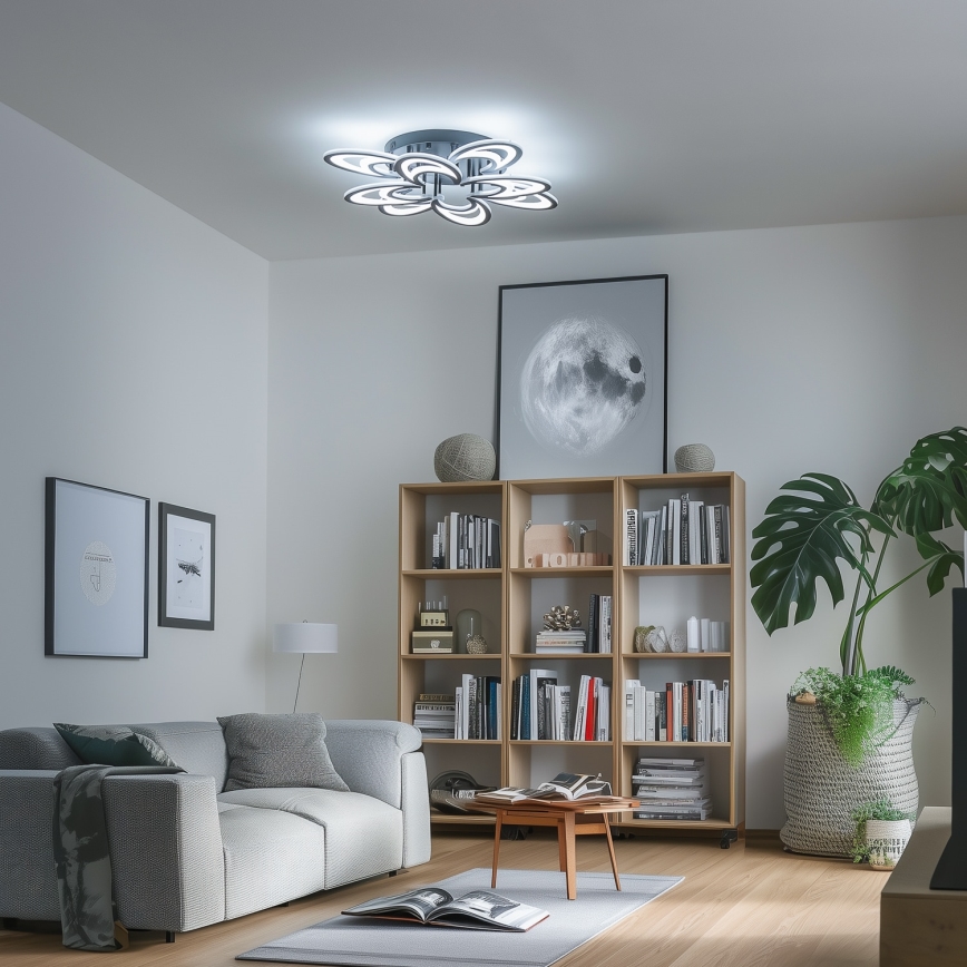 Brilagi - LED Zatemnitveni nadgradni lestenec TWIST LED/125W/230V 3000-6500K + Daljinski upravljalnik