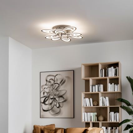 Brilagi - LED Zatemnitveni nadgradni lestenec TWIST LED/125W/230V 3000-6500K + Daljinski upravljalnik