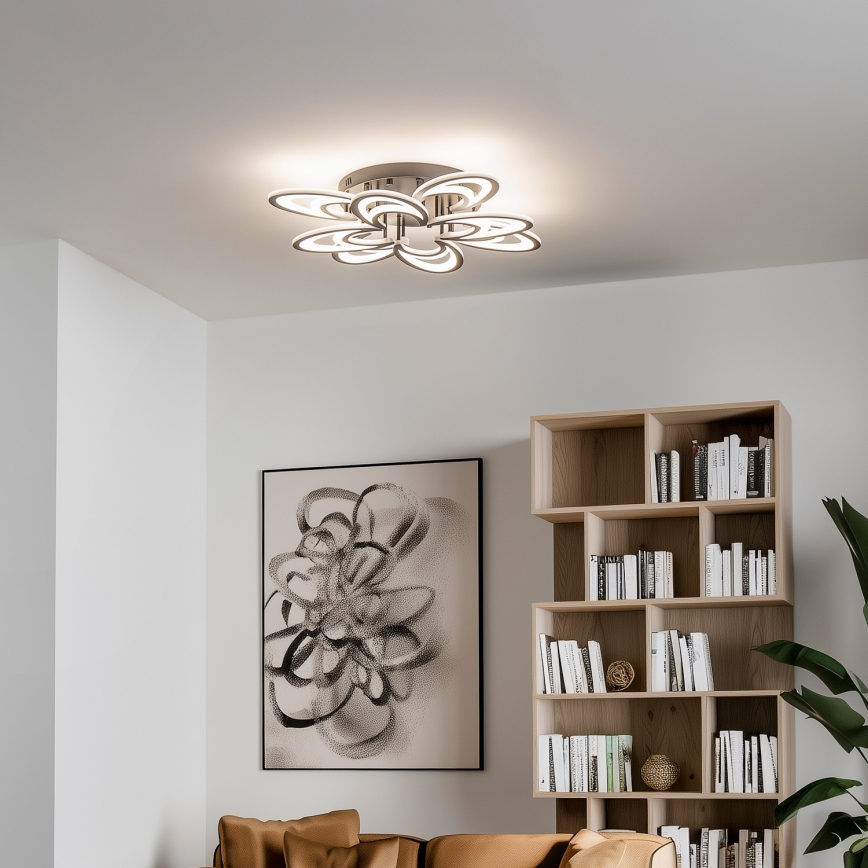 Brilagi - LED Zatemnitveni nadgradni lestenec TWIST LED/125W/230V 3000-6500K + Daljinski upravljalnik