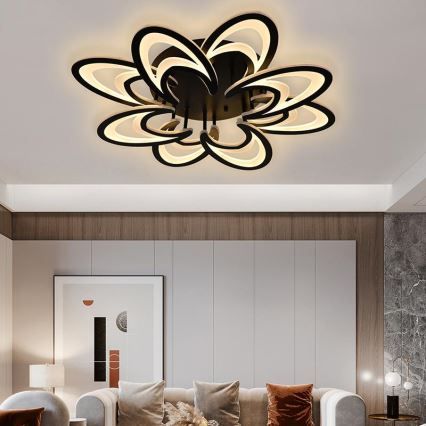 Brilagi - LED Zatemnitveni nadgradni lestenec TWIST LED/125W/230V 3000-6500K + Daljinski upravljalnik