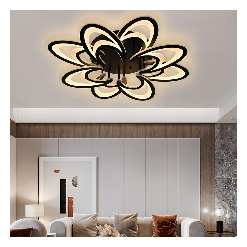 Brilagi - LED Zatemnitveni nadgradni lestenec TWIST LED/125W/230V 3000-6500K + Daljinski upravljalnik
