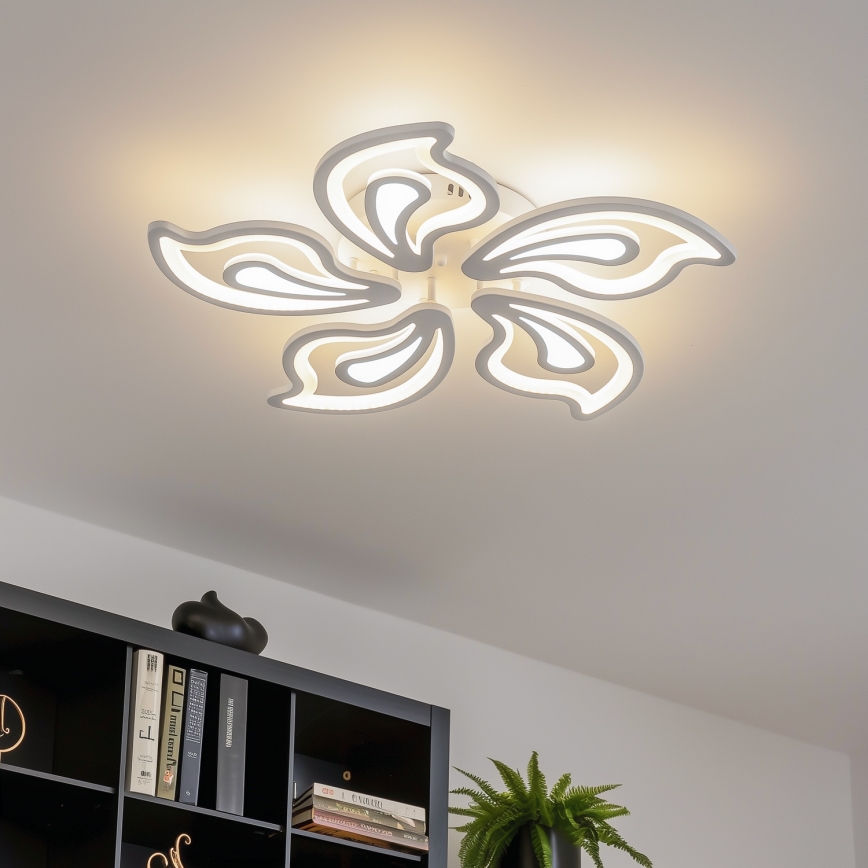 Brilagi - LED Zatemnitveni nadgradni lestenec TWIST LED/125W/230V 3000-6500K + Daljinski upravljalnik