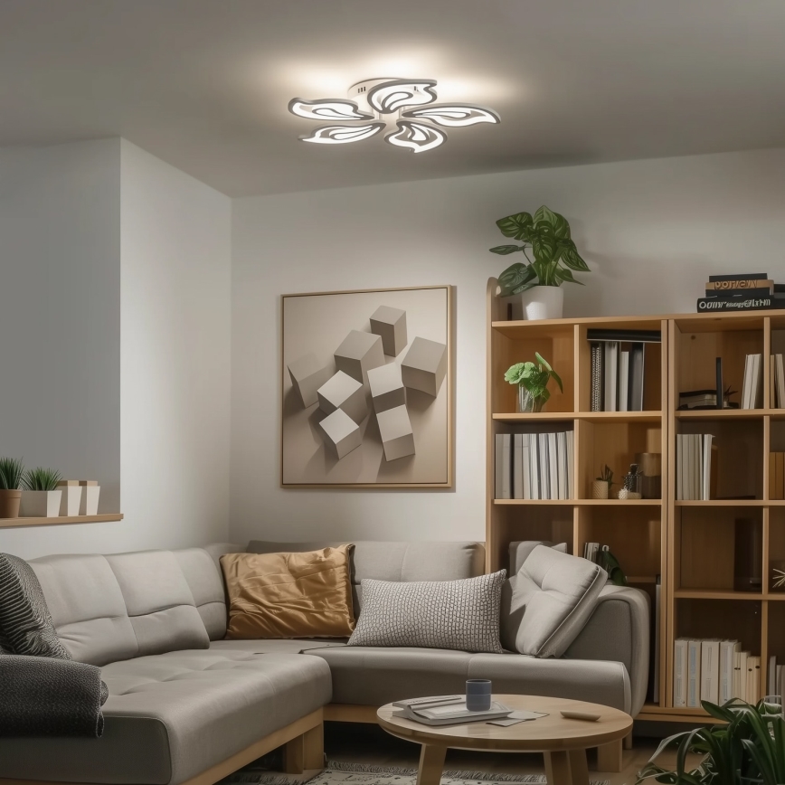 Brilagi - LED Zatemnitveni nadgradni lestenec TWIST LED/125W/230V 3000-6500K + Daljinski upravljalnik