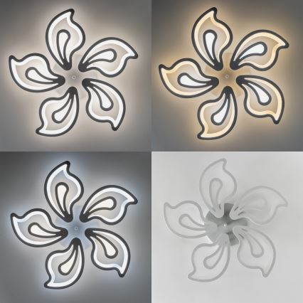 Brilagi - LED Zatemnitveni nadgradni lestenec TWIST LED/125W/230V 3000-6500K + Daljinski upravljalnik