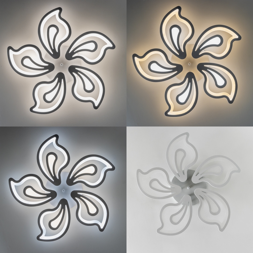Brilagi - LED Zatemnitveni nadgradni lestenec TWIST LED/125W/230V 3000-6500K + Daljinski upravljalnik