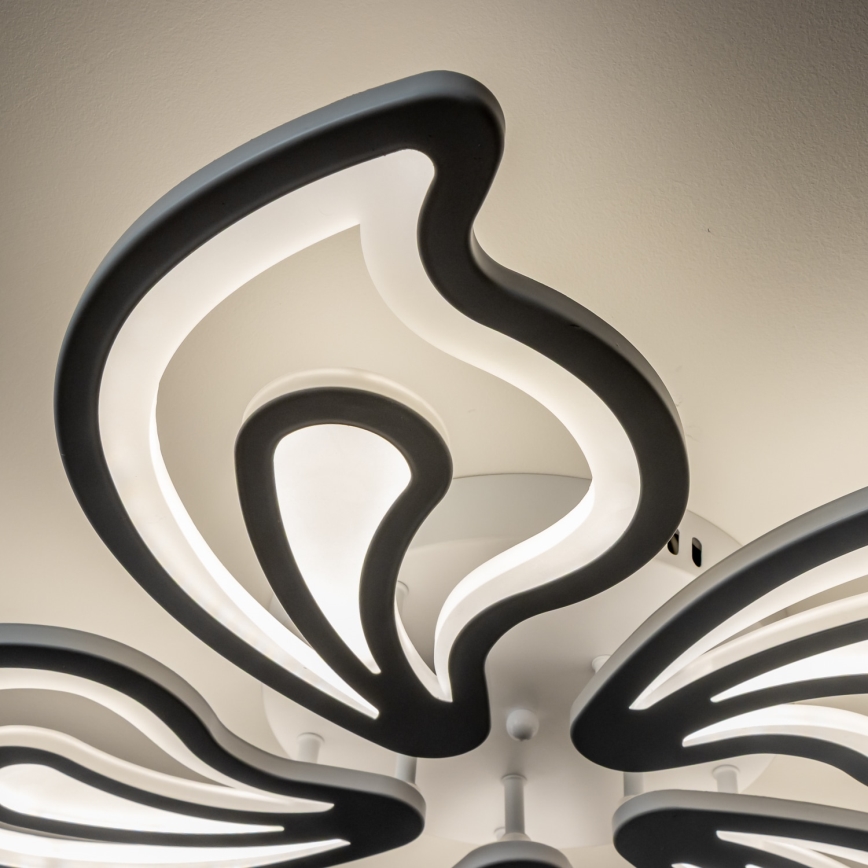 Brilagi - LED Zatemnitveni nadgradni lestenec TWIST LED/125W/230V 3000-6500K + Daljinski upravljalnik