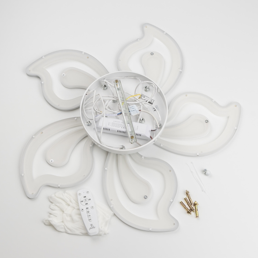 Brilagi - LED Zatemnitveni nadgradni lestenec TWIST LED/125W/230V 3000-6500K + Daljinski upravljalnik