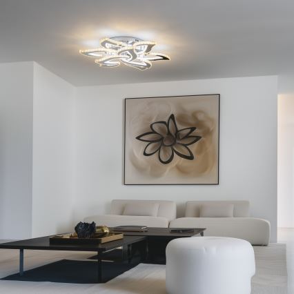 Brilagi - LED Zatemnitveni nadgradni lestenec TWIST LED/180W/230V 3000-6500K + Daljinski upravljalnik