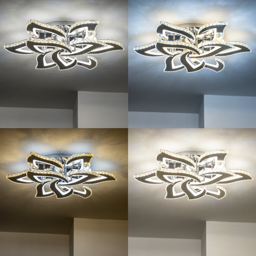 Brilagi - LED Zatemnitveni nadgradni lestenec TWIST LED/180W/230V 3000-6500K + Daljinski upravljalnik