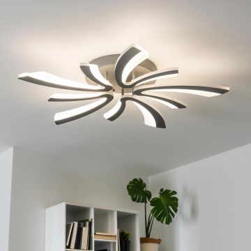 Brilagi - LED Zatemnitveni nadgradni lestenec TWIST LED/55W/230V 3000-6500K antracit + Daljinski upravljalnik